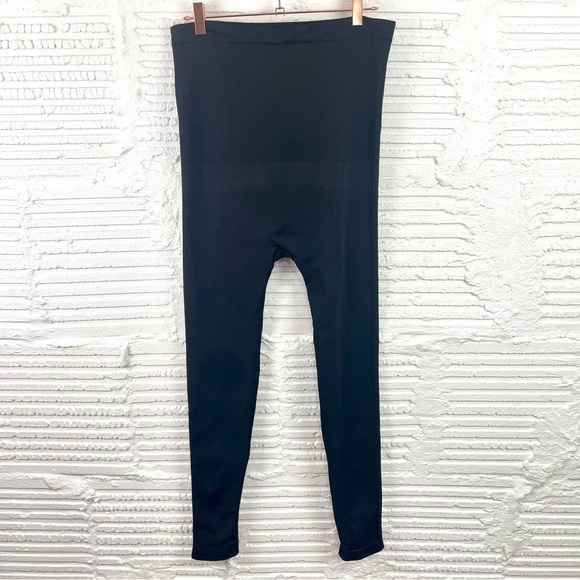 SPANX Look At Me Now High Waisted Seamless Leggings Black Athleisure Comfy XL - Picture 11 of 16